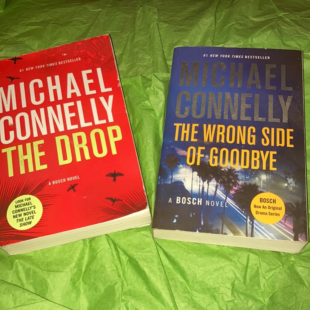 Two Michael Connelly Mystery Paperbacks